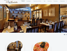 Tablet Screenshot of laforchetta.com.br